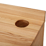 Рабочий стол из массива ясеня Marleen Wooden Desk варинант исполнения - 2 | Loft Concept в Уфе