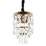 Подвесной светильник с прямоугольными хрустальными подвесками Lunet Crystal Rectangulars Pendant Light 2 варинант исполнения - 1 | Loft Concept в Уфе