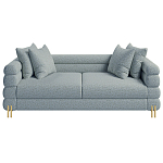 Дизайнерский Диван Lancaster Серо-голубое букле варинант исполнения - 3 | Loft Concept в Уфе