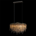 Люстра подвесная с металлическими цепочками и изогнутыми металлическими дугами 72 см Atlantis Chain варинант исполнения - 3 | Loft Concept в Уфе