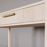 Элегантная Консоль Primo с выдвижным ящиком Светлый дуб варинант исполнения - 3 | Loft Concept в Уфе