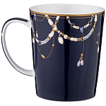 Кружка из фарфора синяя с изображением лошади 400 мл Porcelain Horse Set варинант исполнения - 1 | Loft Concept в Уфе