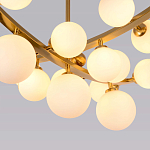 Люстра подвесная фигурная с белыми лампами в форме шара Felicitat варинант исполнения - 3 | Loft Concept в Уфе