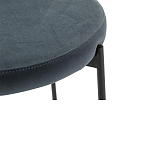 Стул металлический с мягкой спинкой и сиденьем из велюра Alfie Chair варинант исполнения - 7 | Loft Concept в Уфе