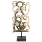 Маска ручной работы деревянная резная Mask Divorces варинант исполнения - 1 | Loft Concept в Уфе