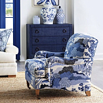 Ткань Blue landscape синий пейзах T3-89 варинант исполнения - 4 | Loft Concept в Уфе