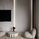 Гипсовая 3D Панель M-16 варинант исполнения - 1 | Loft Concept в Уфе