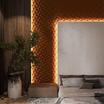 Гипсовая 3D Панель M-43 варинант исполнения - 1 | Loft Concept в Уфе