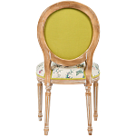 Стул из массива бука бежевый с изображением птиц и цветов Beige Green Chinoiserie Birds Garden Chair варинант исполнения - 2 | Loft Concept в Уфе