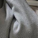 Плед из шерсти мериноса серого цвета 130×180 см Gray Waves варинант исполнения - 6 | Loft Concept в Уфе