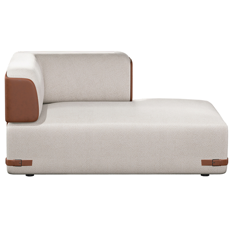 Кушетка Richmond  Молочный Коричневый в Уфе | Loft Concept 