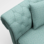 Мебельная ткань Шенилл бирюзовый цвет 142 см T4-61 варинант исполнения - 10 | Loft Concept в Уфе