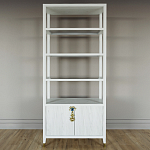 Стеллаж со стеклянными полками Elsa Dreams White варинант исполнения - 6 | Loft Concept в Уфе