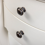 Белая тумба на фигурных ножках Shelby варинант исполнения - 4 | Loft Concept в Уфе