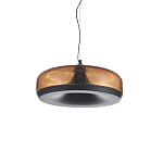 Подвесной светильник с стеклянным плафоном LED 42W 3000K Glass Textured Lampshade варинант исполнения - 2 | Loft Concept в Уфе