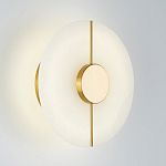 Бра с плафоном из камня в форме диска Buccio Stone Disk Wall Lamp варинант исполнения - 2 | Loft Concept в Уфе