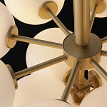 Люстра круглая со стеклянными сферами Maleficent варинант исполнения - 3 | Loft Concept в Уфе