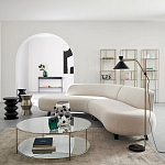 Торшер с поворотным плафоном Davy Brass Floor Lamp варинант исполнения - 9 | Loft Concept в Уфе