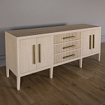 Буфет Primo с тремя ящиками и двумя фасадами Светлый дуб варинант исполнения - 2 | Loft Concept в Уфе