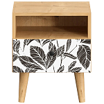 Прикроватная тумба с изображением на ящике Elise Nightstand варинант исполнения - 19 | Loft Concept в Уфе