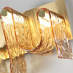 Бра волнистой формы из фактурного стекла Big Wave варинант исполнения - 8 | Loft Concept в Уфе