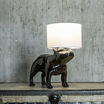Настольная лампа COLLECTION OF DOGS с абажуром Бульдог варинант исполнения - 3 | Loft Concept в Уфе