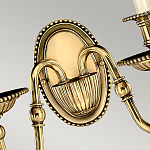 Бра с 2-мя бежевыми абажурами в классическом стиле Hinkley варинант исполнения - 5 | Loft Concept в Уфе