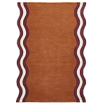 Ковер с оригинальной волнистой отделкой Woven from Wool варинант исполнения - 1 | Loft Concept в Уфе