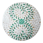 Столик с инкрустацией с перламутровым узором Eight варинант исполнения - 2 | Loft Concept в Уфе