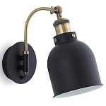 Бра с черным плафоном из металла Roomsy варинант исполнения - 1 | Loft Concept в Уфе