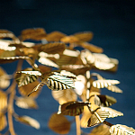 Люстра золотая с декором в виде веток эвкалипта Eucalyptus Branches варинант исполнения - 6 | Loft Concept в Уфе