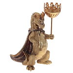 Подсвечник в виде дракона Dragon candlestick Green Gold Brown L or R варинант исполнения - 6 | Loft Concept в Уфе