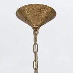 Люстра подвесная с круглыми дисками из серого фактурного стекла с белым матовым шаром внутри Quintiesse варинант исполнения - 4 | Loft Concept в Уфе