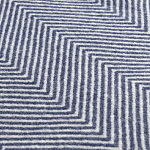 Плед из шерсти мериноса темно-синего цвета 130×180 см Indigo Waves варинант исполнения - 2 | Loft Concept в Уфе