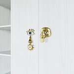 Большой шкаф с витриной Elsa Dreams White варинант исполнения - 4 | Loft Concept в Уфе