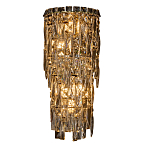 Бра с каскадом из прозрачного хрусталя и корпусом золотого цвета Constant Sparks варинант исполнения - 7 | Loft Concept в Уфе