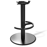 Барный стул вращающийся со спинкой Синий Велюр Vendramin Chair варинант исполнения - 5 | Loft Concept в Уфе