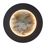 Бра в форме диска черного цвета Borders of Black варинант исполнения - 1 | Loft Concept в Уфе