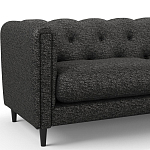 Мебельная ткань Шенилл темно-серый цвет 138 см T4-40 варинант исполнения - 4 | Loft Concept в Уфе