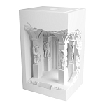 Встраиваемый в стену гипсовый светильник под покраску с колоннами и арками в античном стиле Antiquity Athena варинант исполнения - 2 | Loft Concept в Уфе