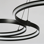 Люстра подвесная светодиодная в виде волнообразной ленты Ribbon Vortex варинант исполнения - 11 | Loft Concept в Уфе