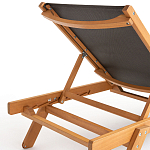 Шезлонг из текстиля и эвкалипта Power of Nature варинант исполнения - 4 | Loft Concept в Уфе