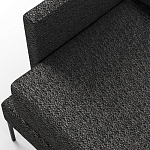 Мебельная ткань Шенилл темно-серый цвет 138 см T4-40 варинант исполнения - 3 | Loft Concept в Уфе