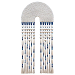 Настенное украшение из нитей Корона с кисточками Crown Wall Hanging варинант исполнения - 4 | Loft Concept в Уфе