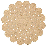 Ковер круглый с джутовой основой Round tourniquet варинант исполнения - 1 | Loft Concept в Уфе