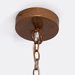 Круглая многоярусная люстра с круглыми деревянными подвесками Wooden Beads Chandelier Cream варинант исполнения - 2 | Loft Concept в Уфе