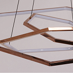 Люстра с 3-мя подвесами в виде шестиугольников Hexagon Horizontal варинант исполнения - 4 | Loft Concept в Уфе