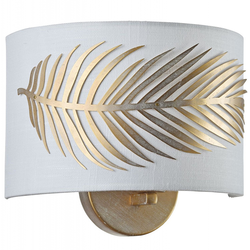 Бра Golden Feather Sconces Золотой Белый в Уфе | Loft Concept 