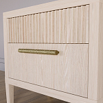 Прикроватная Тумбочка Primo с двумя ящиками Светлый дуб варинант исполнения - 4 | Loft Concept в Уфе