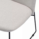 Стул мягкий светло-серый Chair Gray Runners варинант исполнения - 7 | Loft Concept в Уфе